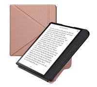 kwmobile Origami Case Compatible with Kobo Forma Case - Slim PU Leather Cover with Stand - Rose Gold