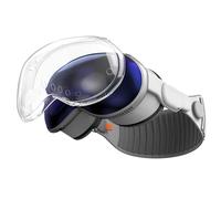 kwmobile Protective VR Headset Cover Compatible With Apple Vision Pro Cover - Clear VR Protector Case - Transparent
