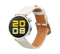 kwmobile Real Leather Watch Strap Compatible with Huawei Watch GT5 41mm / GT5 Pro 42mm / Watch GT4 41mm - Fitness Tracker Replacement Sports Wristband with Clasp
