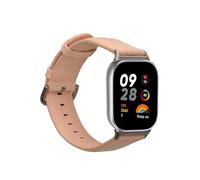 kwmobile Real Leather Watch Strap Compatible with Xiaomi Redmi Watch 4 - Fitness Tracker Replacement Sports Wristband with Clasp