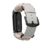 kwmobile Replacement Band Compatible with Xiaomi Mi Band 10 / Mi Band 9/8 Band - Replacement Fitness Tracker Wristband - Adjustable Nylon Wristband - Cream