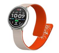 kwmobile Replacement Watch Band Strap for 20mm Amazfit Active 2/2 Square/Active Edge/Bip 3 / GTS 3 4 Strap - Silicone Magnetic Closure Quick Release - Replace Your Wristband - 13-21.6 cm