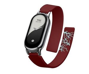 kwmobile Replacement Watch Band Strap for Xiaomi Mi Band 10 / Mi Band 9/8 Strap - Silicone Magnetic Closure Quick Release - Replace Your Wristband - 14-22 cm