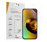 kwmobile Screen Protectors Compatible with Google Pixel 10a Screen Protector - 3x Ultra-Clear Transparent Phone Films