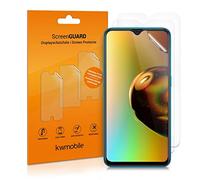 kwmobile Screen Protectors Compatible with Samsung Galaxy A12 Screen Protector - 3x Ultra-Clear Transparent Phone Films