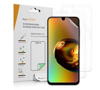 kwmobile Screen Protectors Compatible with Samsung Galaxy A26 5G Screen Protector - 3x Ultra-Clear Transparent Phone Films