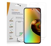 kwmobile Screen Protectors Compatible with Samsung Galaxy A55 5G Screen Protector - 3x Ultra-Clear Transparent Phone Films