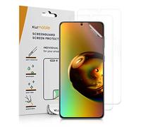 kwmobile Screen Protectors Compatible with Samsung Galaxy S22 Screen Protector - 3x Ultra-Clear Transparent Phone Films