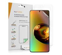 kwmobile Screen Protectors Compatible with Xiaomi 14T Screen Protector - 3x Ultra-Clear Transparent Phone Films