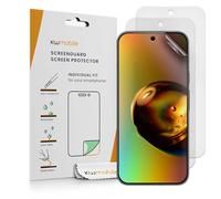 kwmobile Set of 3 Screen Protectors Compatible with Google Pixel 10 Pro/Pixel 9 Pro - Anti-Glare Anti-Fingerprint Display Films - Matte