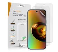 kwmobile Set of 3 Screen Protectors Compatible with Google Pixel 11 / Pixel 10 / Pixel 9 - Anti-Glare Anti-Fingerprint Display Films - Matte