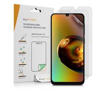 kwmobile Set of 3 Screen Protectors Compatible with Samsung Galaxy A50 - Anti-Glare Anti-Fingerprint Display Films - Matte