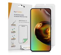 kwmobile Set of 3 Screen Protectors Compatible with Samsung Galaxy S22 - Anti-Glare Anti-Fingerprint Display Films - Matte