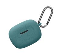 kwmobile Silicone Carry Case Compatible with JBL Wave Beam/Beam 2 / Wave 200TWS Cover - Embossed Soft Rubber Pouch - Embossed Pattern