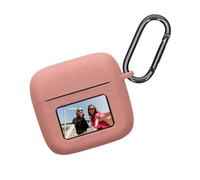kwmobile Silicone Carry Case for JBL Tour Pro 3 Case - Embossed Soft Rubber Pouch - Cover Embossed Pattern