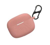 kwmobile Silicone Carry Case for JBL Wave 200TWS Case - Embossed Soft Rubber Pouch - Cover Embossed Pattern