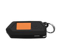 kwmobile Silicone Case Compatible with Flipper Zero Case Cover with Key Ring - Black