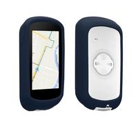 kwmobile Silicone Case Compatible with Garmin Edge Explore 2 - Case Soft Bike GPS Protector Bumper - Dark Blue