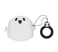 kwmobile Silicone Case Compatible with Huawei FreeBuds SE2 / SE3 Case Cover - Ghost White/Black