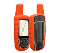 kwmobile Silicone Case for Garmin GPSMAP 65/62 / 62S / 62SC Case - Protective Cover for GPS Handheld - Anti-Slip Outdoor Sleeve in Orange