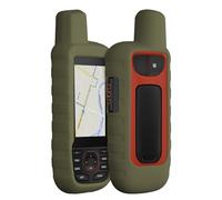 kwmobile Silicone Case for Garmin GPSMAP 66i / GPSMAP 67i Case - Protective Cover for GPS Handheld - Anti-Slip Outdoor Sleeve in Dark Green