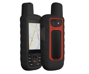kwmobile Silicone Case for Garmin GPSMAP 66i / GPSMAP 67i Case - Protective Cover for GPS Handheld - Anti-Slip Outdoor Sleeve in Black