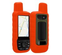 kwmobile Silicone Case for Garmin GPSMAP 66sr / GPSMAP 67 Case - Protective Cover for GPS Handheld - Anti-Slip Outdoor Sleeve in Orange