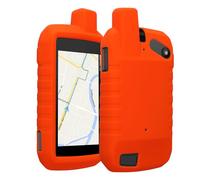 kwmobile Silicone Case for Garmin Montana 700i /750i Case - Protective Cover for GPS Handheld - Anti-Slip Outdoor Sleeve in Orange