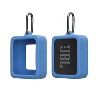 kwmobile Silicone Case for JBL Go Essential Case - Protective Cover for Mini Speaker - Sleeve Skin in Blue