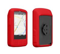 kwmobile Silicone Case for Wahoo Elemnt Roam V3 - Soft Dust Cover, Rubber Protector for Bike GPS Computer, Red