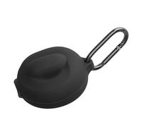 kwmobile Silicone Cover Compatible with Anker Soundcore V40i - Case Cover Stick-On Skin with Clip - Black