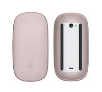kwmobile Silicone Cover Compatible with Apple Magic Mouse 1/2 Cover - Soft Mouse Protector Grip - Dusty Pink