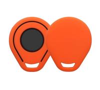 kwmobile Silicone Cover Compatible with Harley Davidson Motorcycle Key - Protective Soft Case Skin Protector for Motorcycle Remote Key Fob - Orange/Black