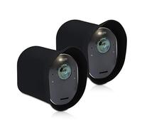 kwmobile Silicone Cover for Arlo Ultra/Arlo Pro 3 / Pro 4 Cover - TPU Protective Camera Skin with Sun Shield - Weather-Resistant - Black