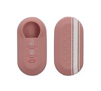 kwmobile Silicone Key Fob Cover Compatible with Fiat Lancia 3 Button Car Flip Key
