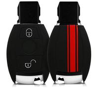 kwmobile Silicone Key Fob Cover Compatible with Mercedes-Benz 2 Button Car Key (only Keyless Go)