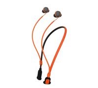kwmobile Silicone Neck Strap for Google Pixel Buds 2A / Pixel Buds Pro 2 Holder for Jogging - In-Ear Headphones Strap - Earbuds Accessories - Orange/Black