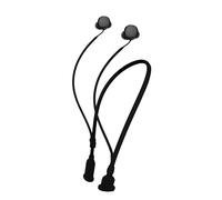 kwmobile Silicone Neck Strap for Google Pixel Buds 2A / Pixel Buds Pro 2 Holder for Jogging - In-Ear Headphones Strap - Earbuds Accessories - Black