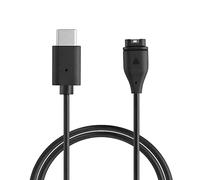 kwmobile Smart Watch Charger Cord for Garmin Instinct 2 Solar/Instinct 2 / 2X / 2S / Crossover/Tide - Smart Watch Charger USB Cable - Black