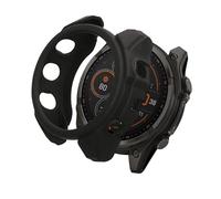 kwmobile Smartwatch Case Edge Protection for Garmin Fenix 8 47mm Case - Fitness Tracker Cover - Scratch-Resistant TPU Watch Cover - Black