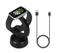 kwmobile Smartwatch Docking Station Compatible with Samsung Galaxy Fit 3 / Honor Watch Fit/Oppo Band 2 / Keep B4 Charge Stand - Magnetic Dock - Black