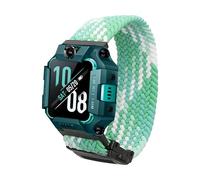 kwmobile Smartwatch Strap Compatible with imoo Watch Phone Z1 / Z7 / Z6 - Nylon Replacement Band - Magnetic Closure - Green