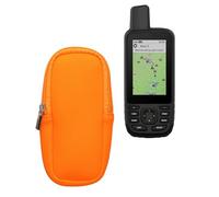 kwmobile Soft Case Compatible with Garmin GPSMAP 66sr / GPSMAP 67 / GPSMAP 66i - Protective Pouch for Handheld GPS - Neon Orange