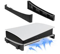 kwmobile Stand Compatible with PS5 - Precise Fit for PS5 Console - Easy Set-Up Horizontal Stand - Enhanced Airflow Mount Shelf