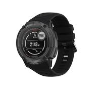 kwmobile Strap Compatible with Garmin Instinct 2X Solar Strap - Replacement Silicone Watch Band - Black