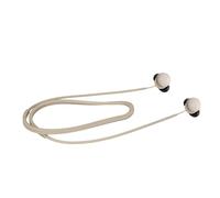kwmobile Strap Compatible with Google Pixel Buds Pro 2 - Silicone Cord Holder for Wireless Earphones - Beige