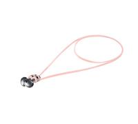 kwmobile Strap Compatible with Samsung Galaxy Buds 3 / Soundcore P20i / Wave Beam/Fun Air Pro 4 - Strap Magnetic Silicone Cord Earphones Holder - Dusty Pink