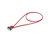 kwmobile Strap Compatible with Samsung Galaxy Buds 3 / Soundcore P20i / Wave Beam/Fun Air Pro 4 - Strap Magnetic Silicone Cord Earphones Holder - Red