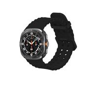 kwmobile Strap Compatible with Samsung Galaxy Watch Ultra 47mm Strap - Replacement Silicone Watch Band - Black