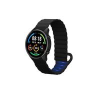 kwmobile Strap Compatible with Xiaomi Mi Watch Color Sport / S1 Active - Silicone Magnetic Closure - 14-22 cm - Black